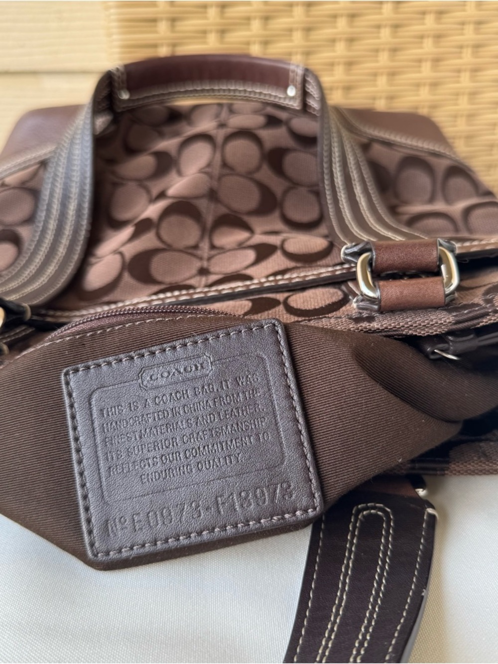 Coach Hampton signature tote bag - Picture 7 of 7